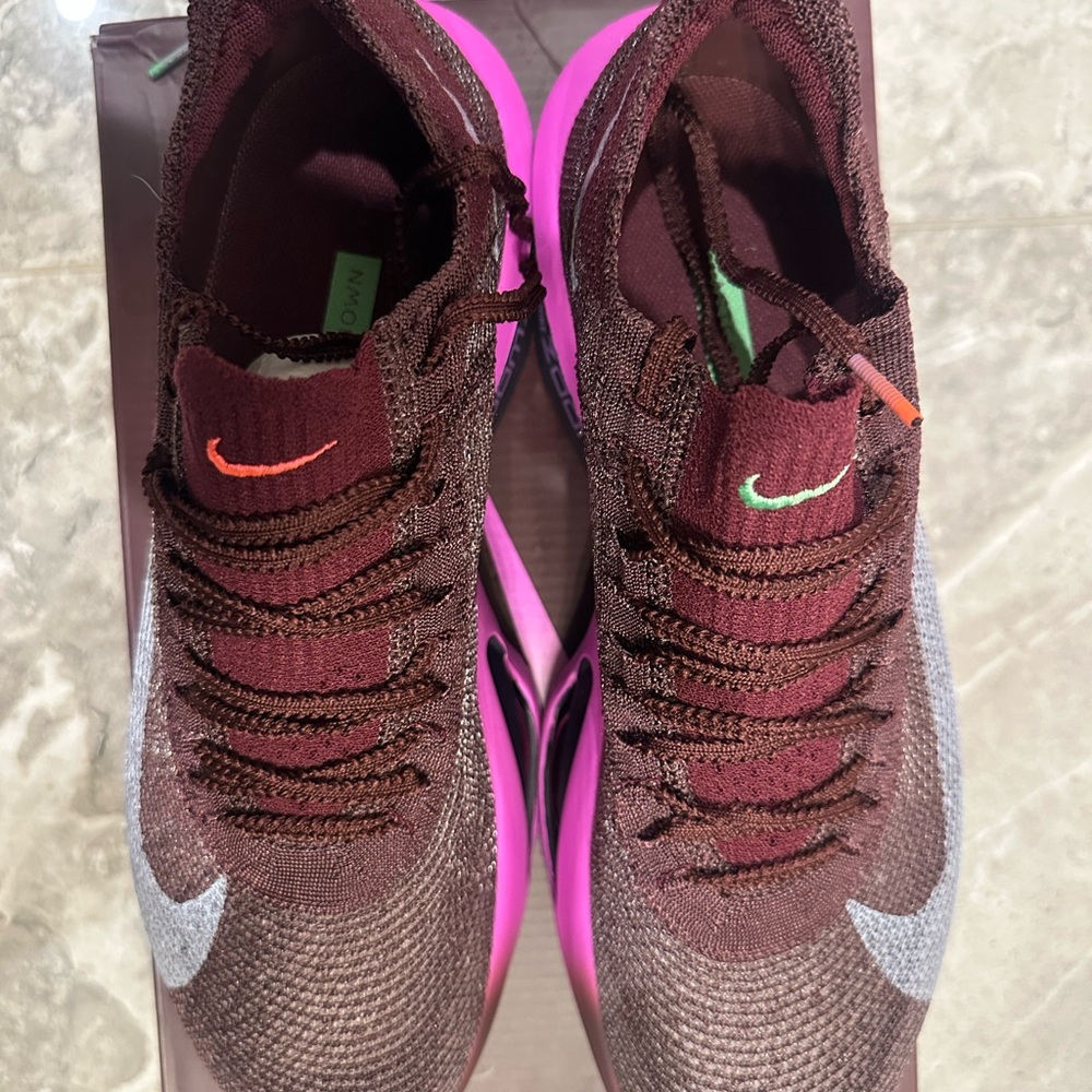 Brand New Nike Air Zoom AlphaFly Next %3 FK - Burgundy/Pink/Violet - Picture 4 of 14
